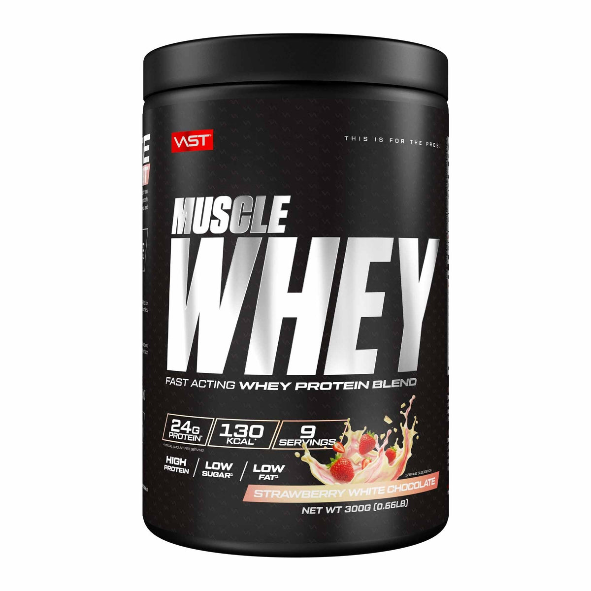 VAST Muscle Whey 300g Strawberry White Chocolate