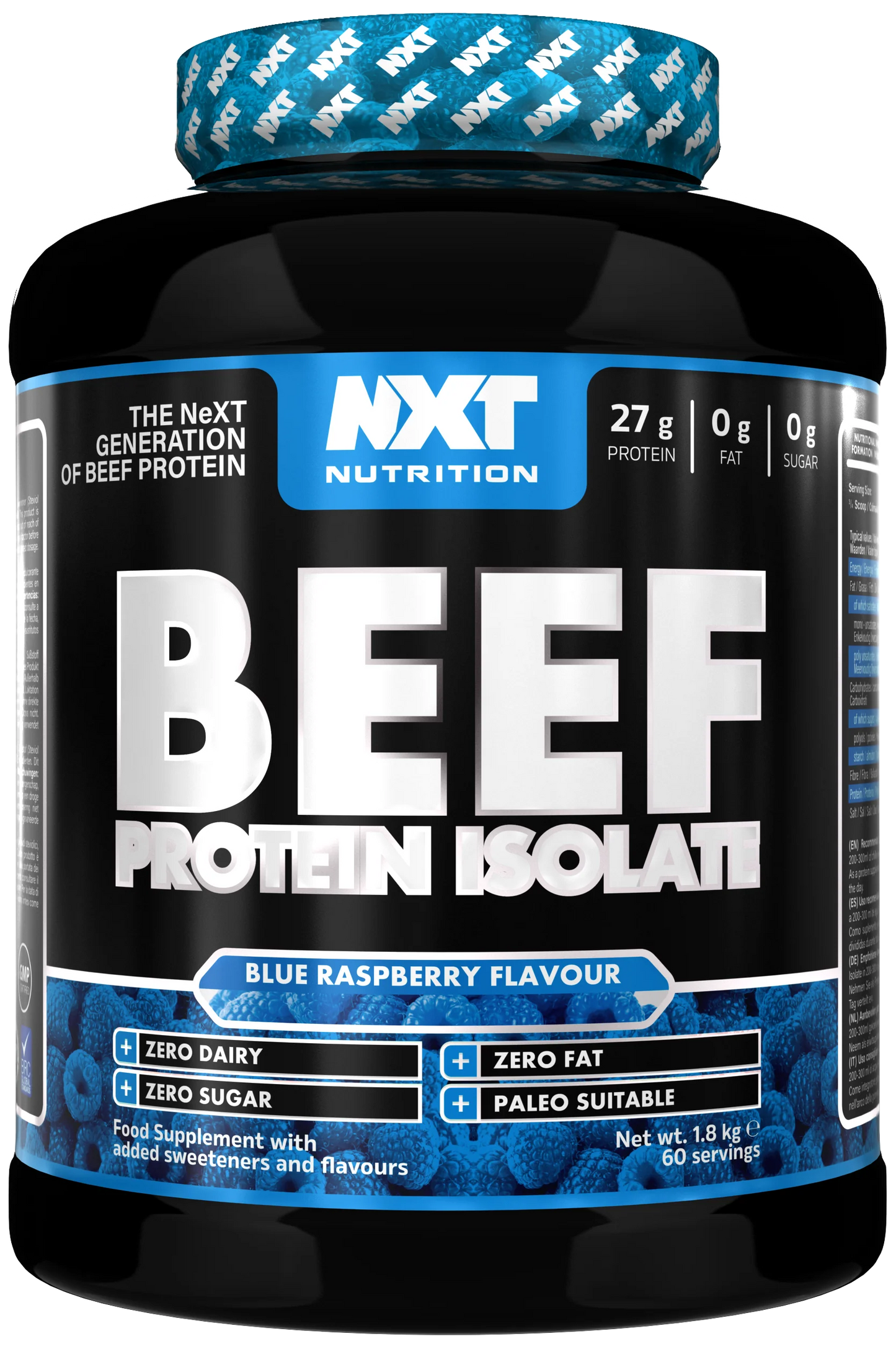 NXT NUTRITION -Beef Protein Isolate 1.8kg