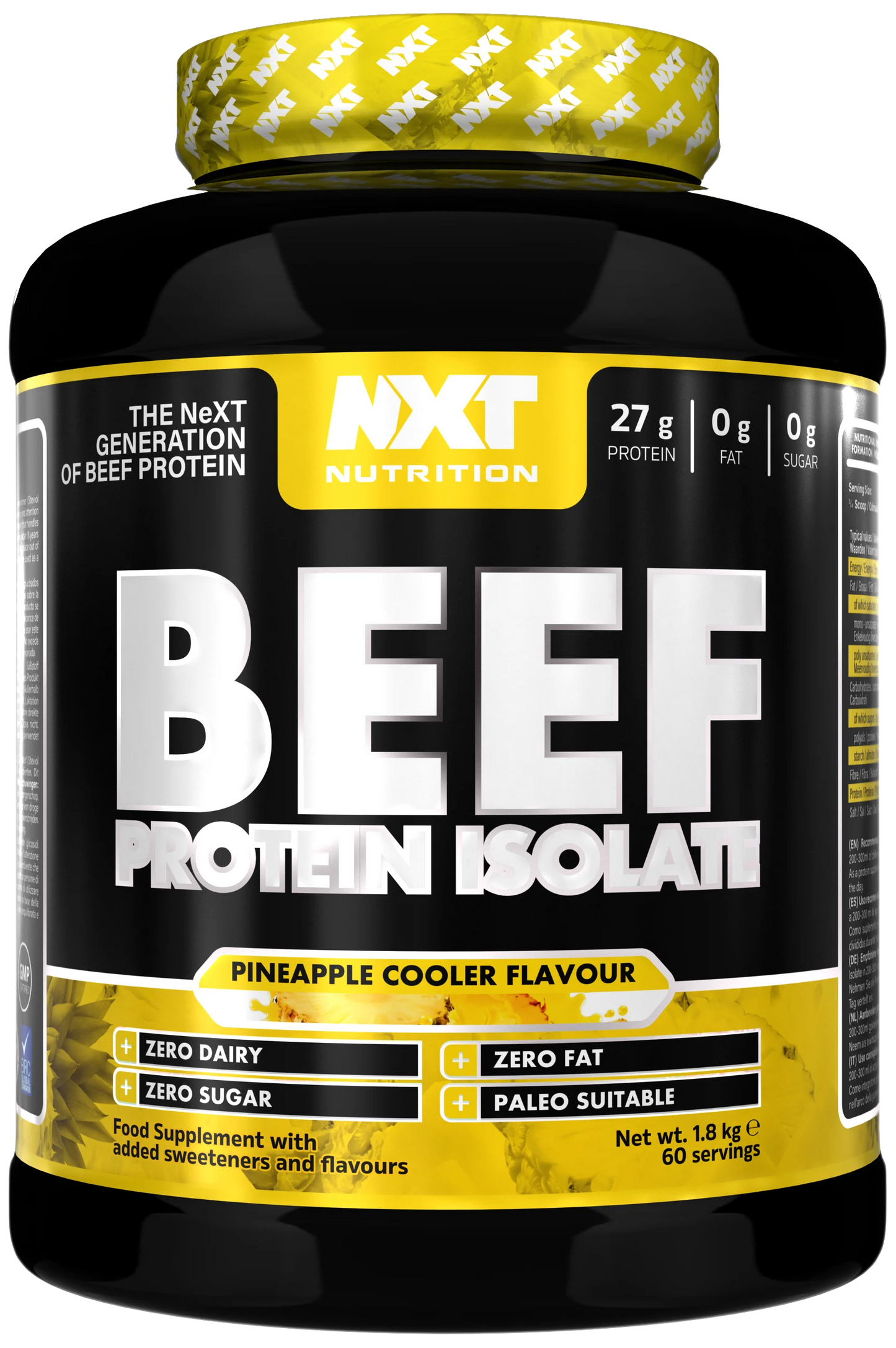 NXT NUTRITION -Beef Protein Isolate 1.8kg