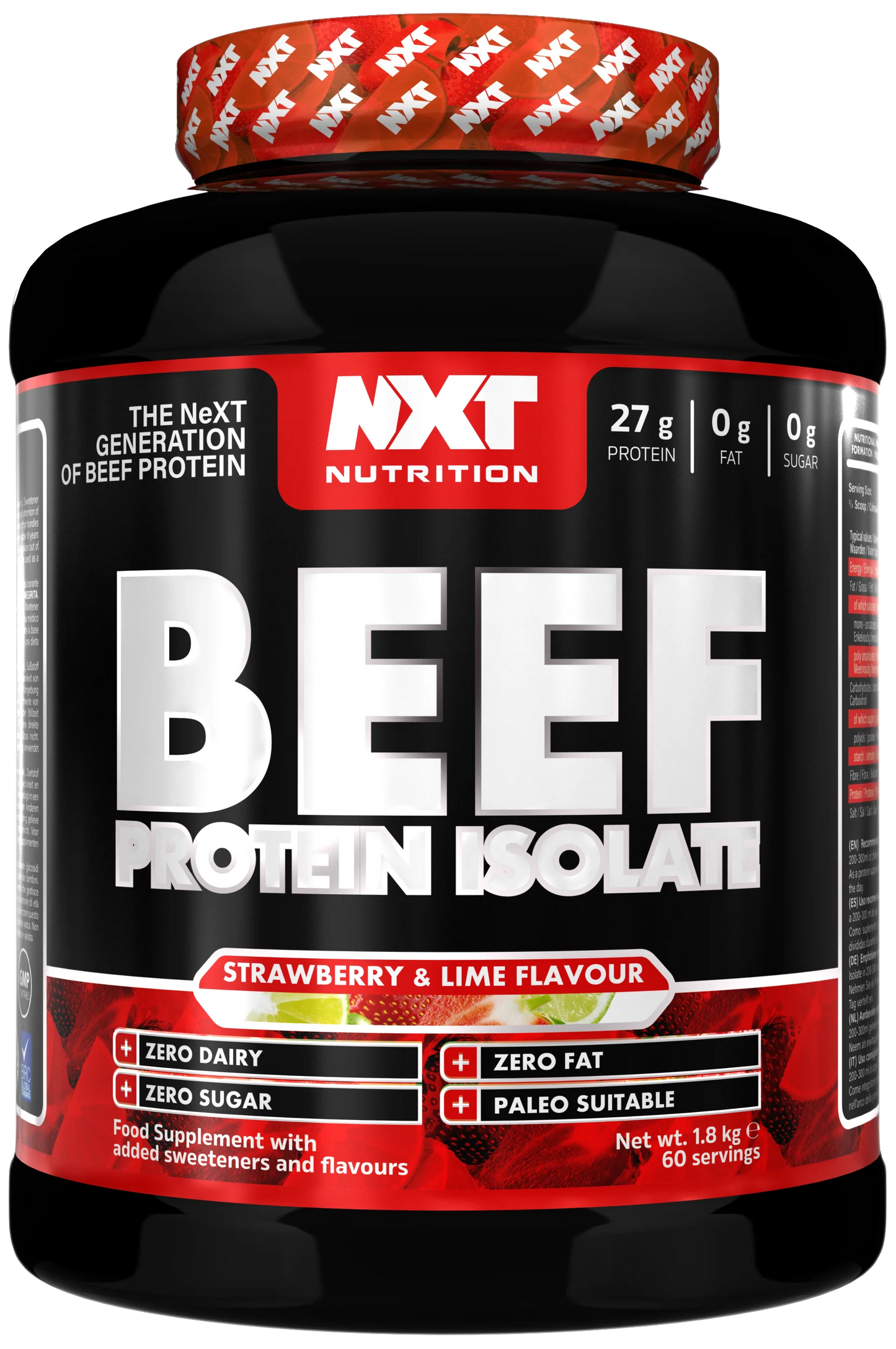 NXT NUTRITION -Beef Protein Isolate 1.8kg