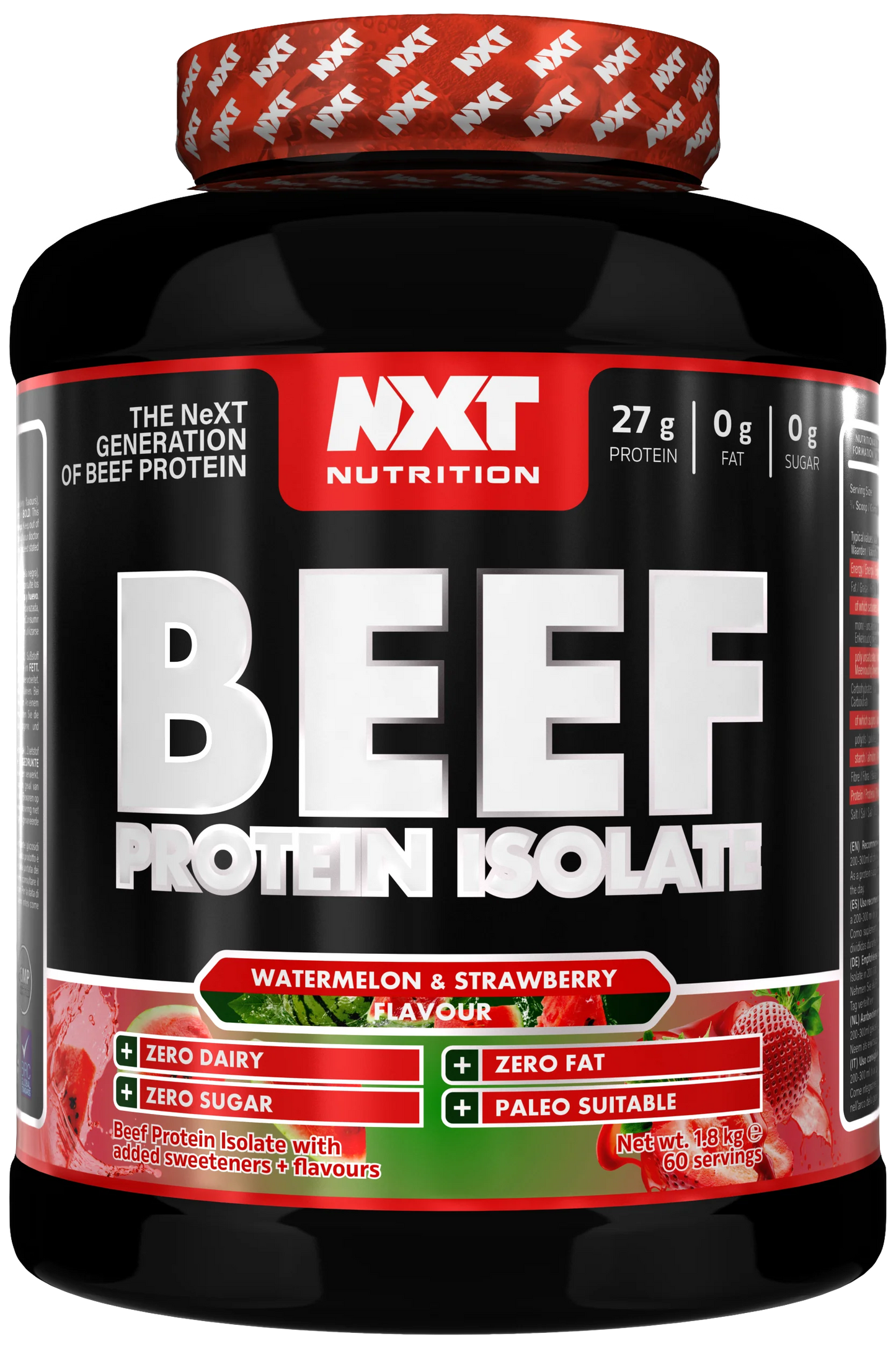 NXT NUTRITION -Beef Protein Isolate 1.8kg
