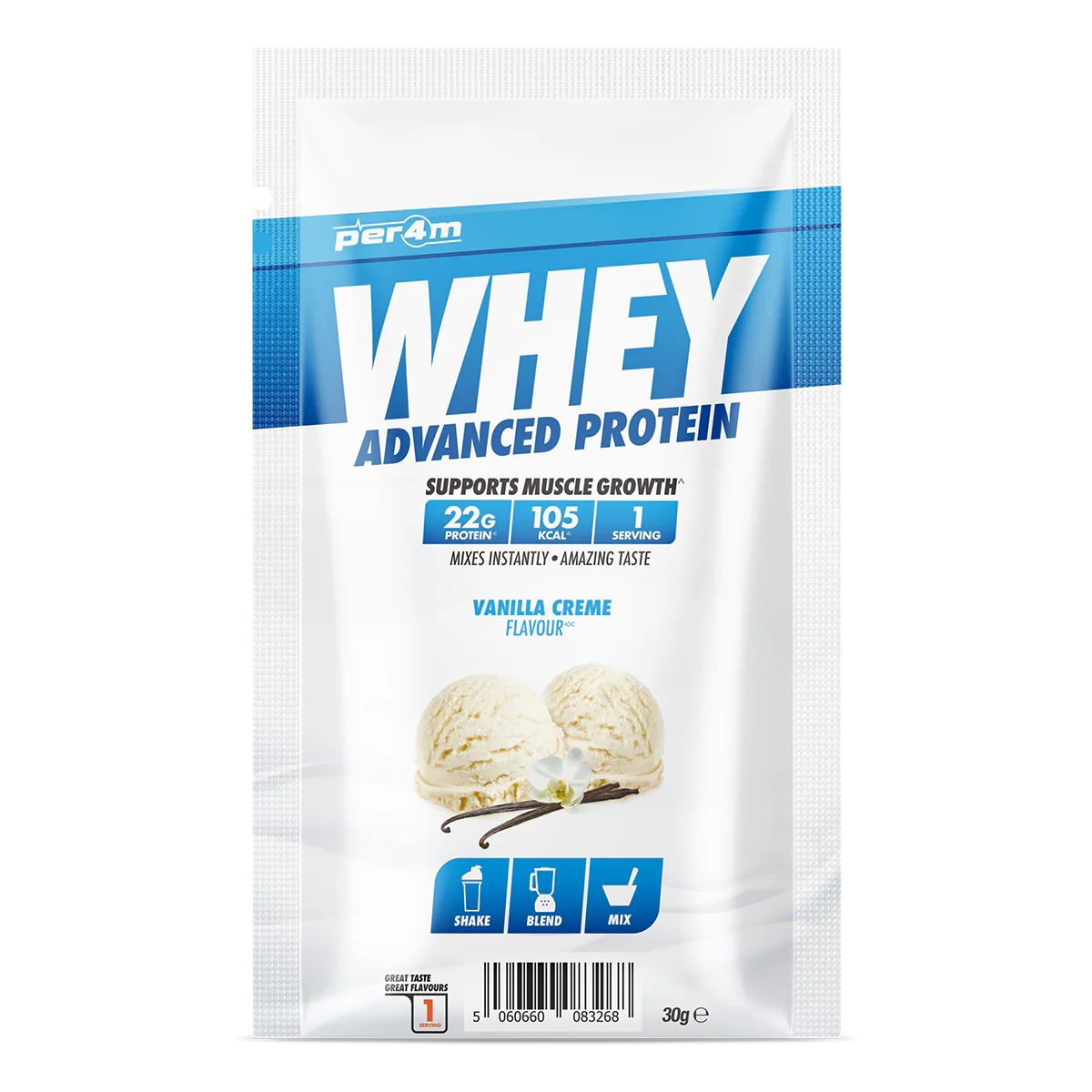 PER4M WHEY PROTEIN SAMPLE SACHETS