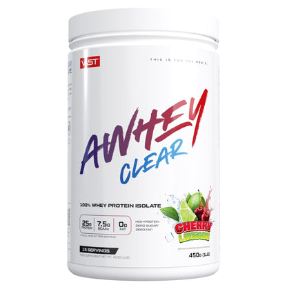 VAST AWHEY Clear | Clear Whey Isolate 450G cherry-limeade supplement Cyprus NutriHacks