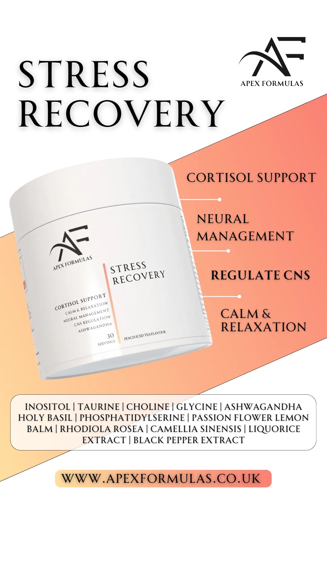 Apex Formulas Stress Recovery