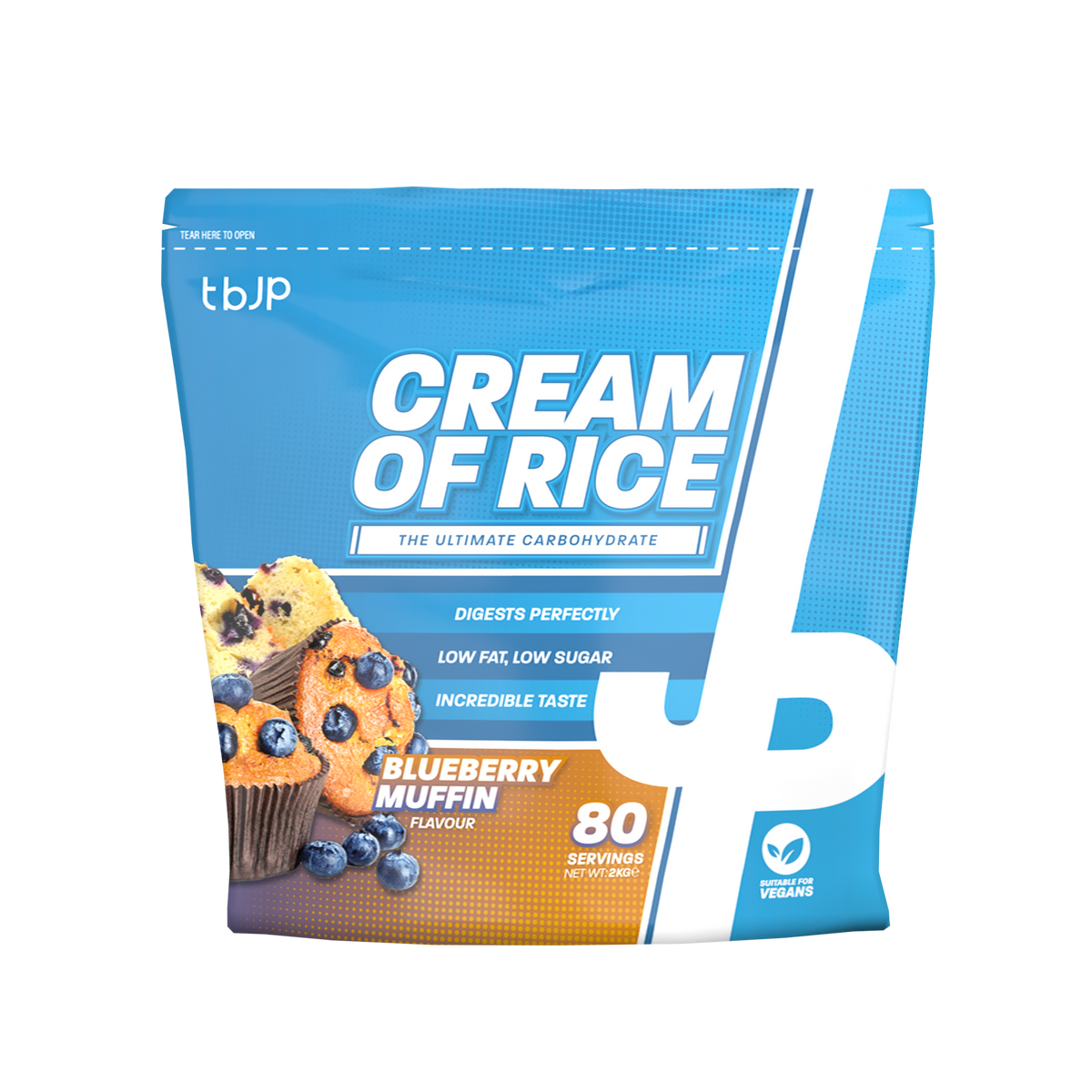 TBJP Cream of Rice Blueberry Muffin flavour