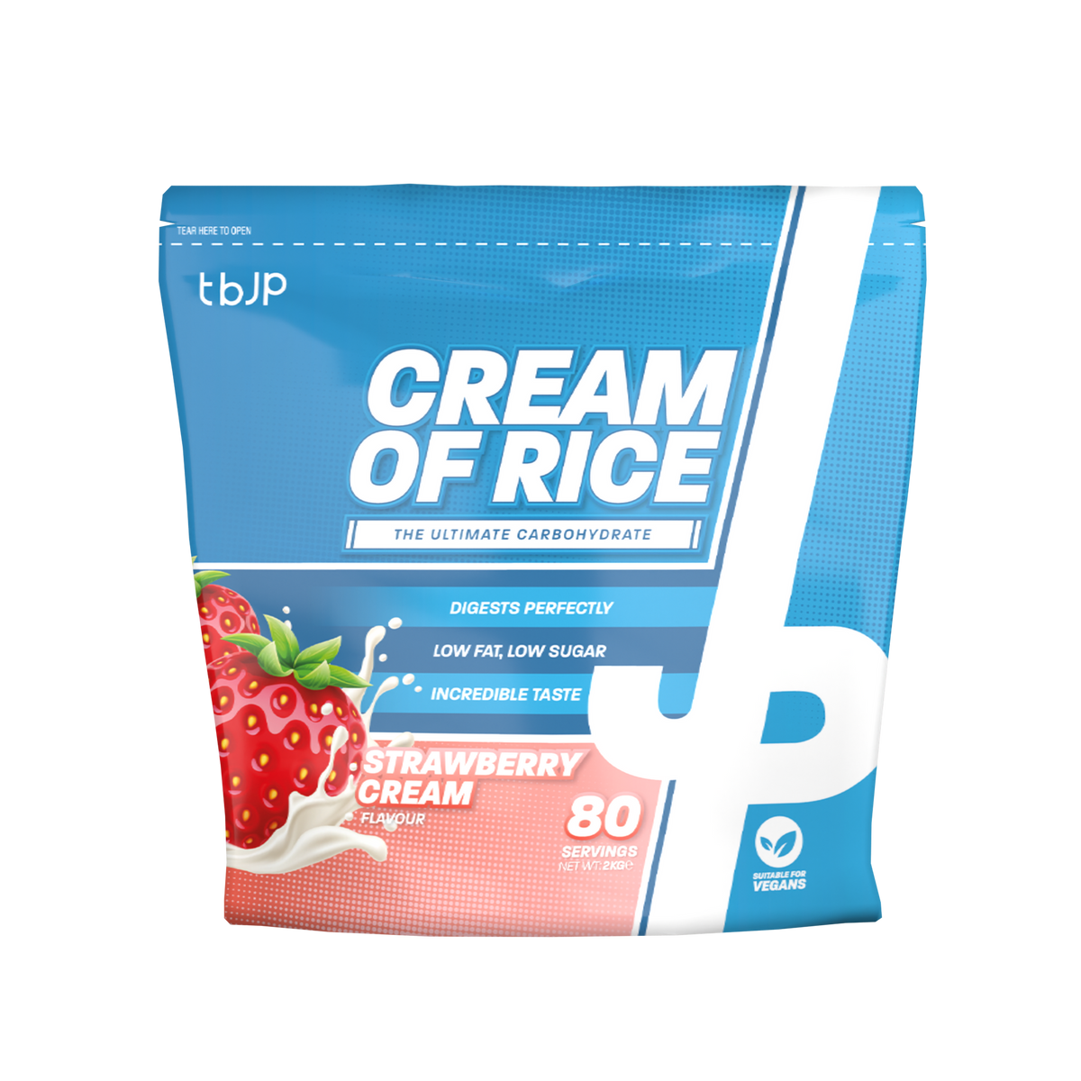 TBJP Cream of Rice Strawberries & Cream flavour