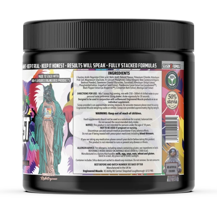 Engineered Muscle Catalyst Tokyo's Candy Craze ingredients panel