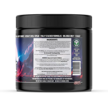 Engineered Muscle Cardiac ingredients panel - Nutrihacks Cyprus