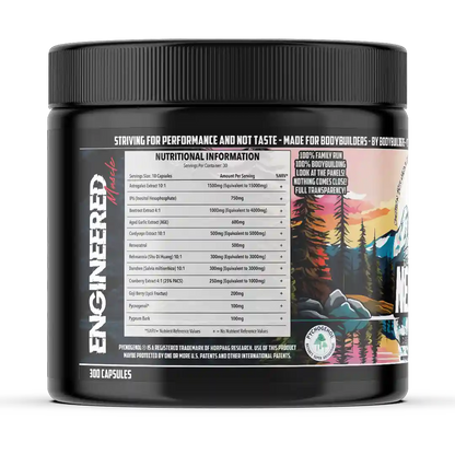 Engineered Muscle Nephron ingredients panel left - Nutrihacks Cyprus