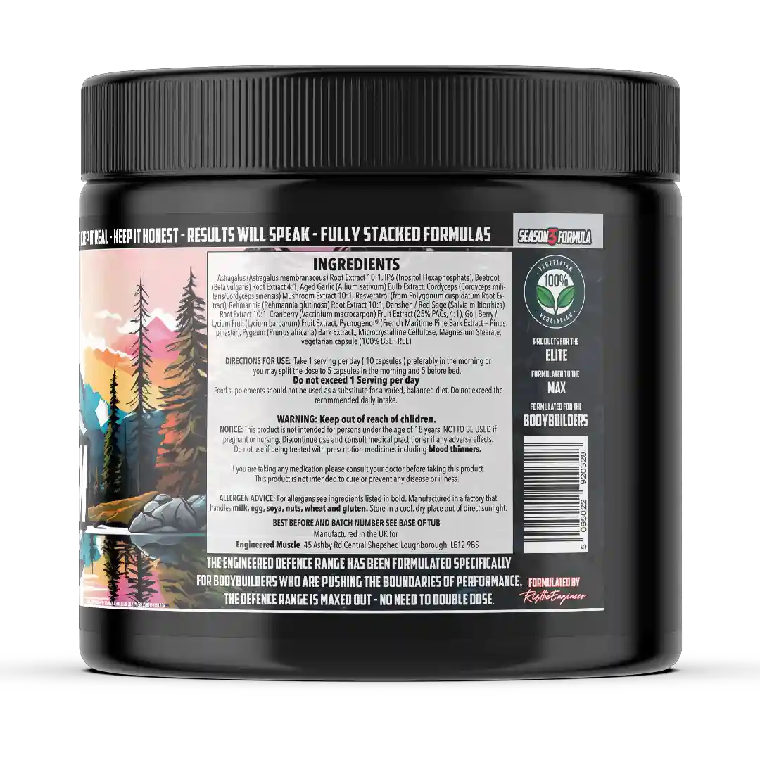 Engineered Muscle Nephron ingredients panel right - Nutrihacks Cyprus