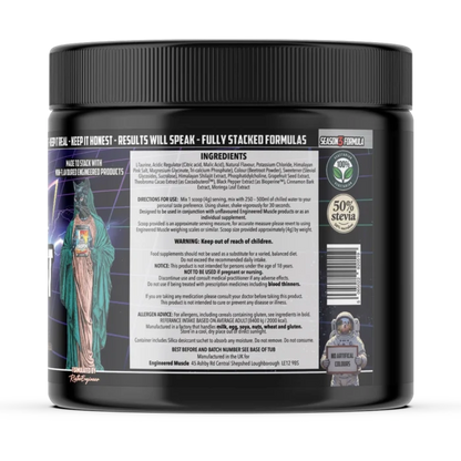 Engineered Muscle Catalyst OG Cherry Coconut ingredients panel