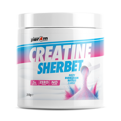 Per4m Creatine Sherbet 310g - Fizzy Bubblegum Bottles