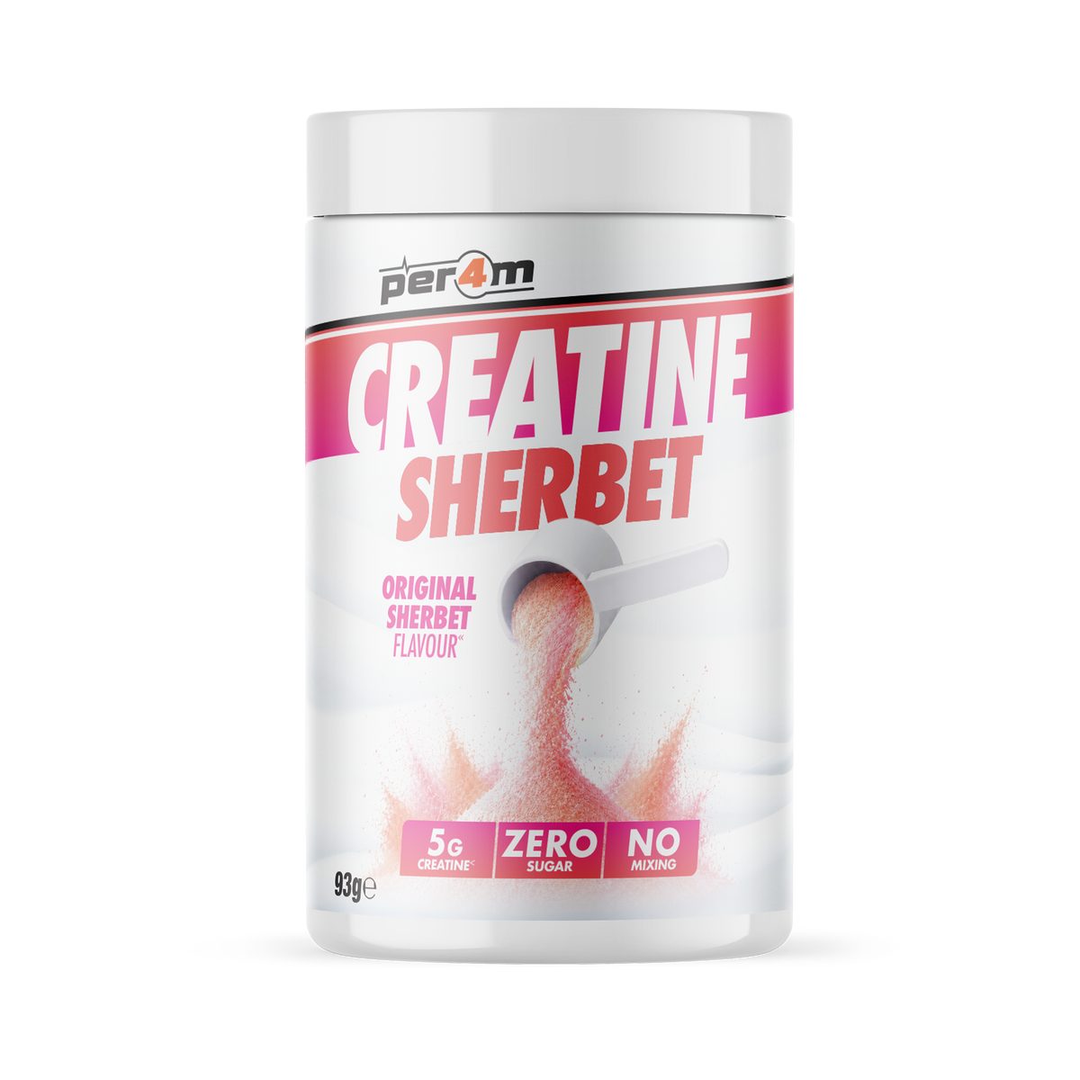 Per4m Creatine Sherbet 93g Mini - Original Sherbet
