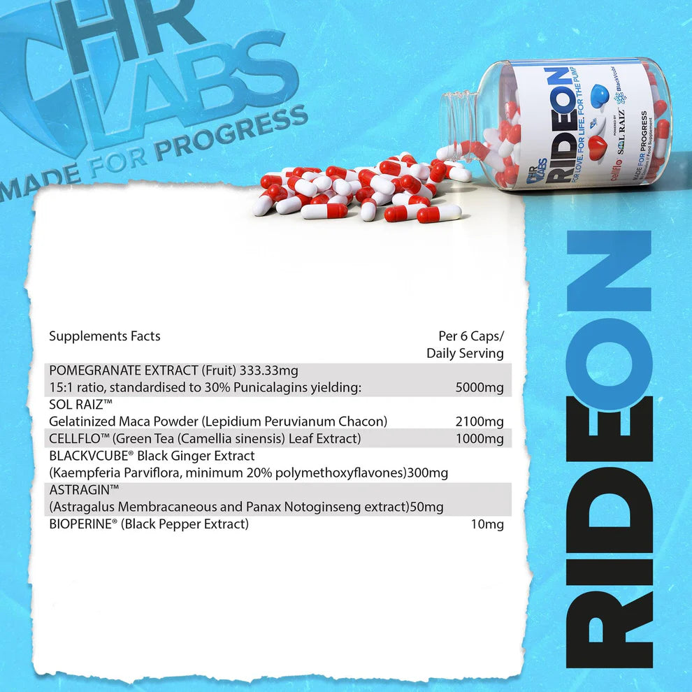 HR - LABS RIDE ON CARDIO HEALTH, LIBIDO & LONGEVITY