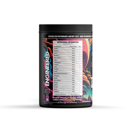 Engineered Muscle Tank Mode nutritional information panel - Nutrihacks Cyprus