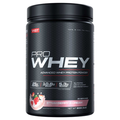 VAST Pro Whey 900g Strawberries and Cream