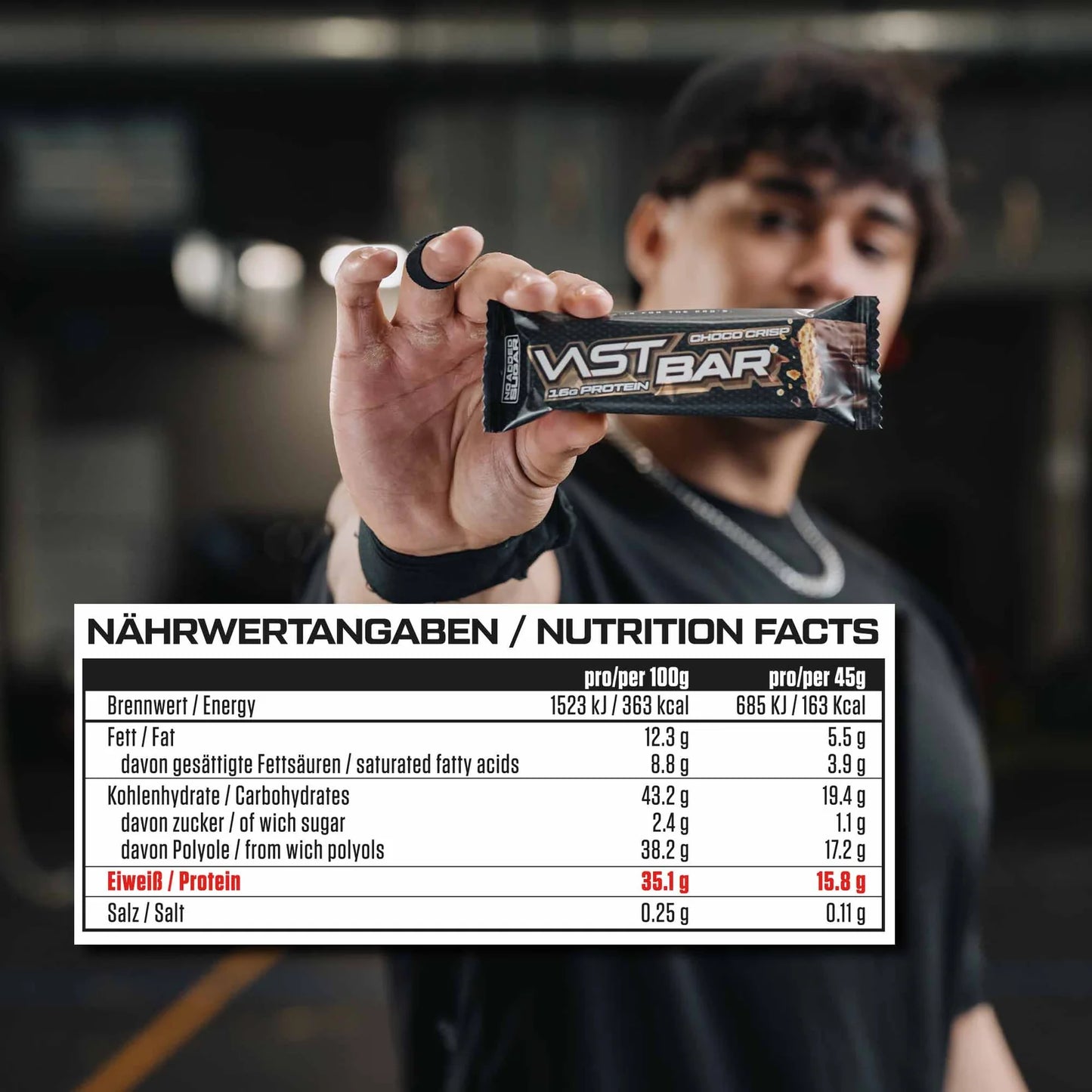 vast-sports-protein-bar choco-crisp supplement Cyprus NutriHacks