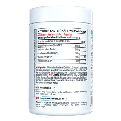 VAST Pro Flex back label