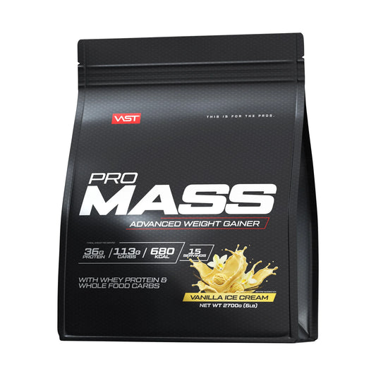 VAST PRO MASS | Advanced Weight Gainer vanilla-ice-cream supplement Cyprus NutriHacks