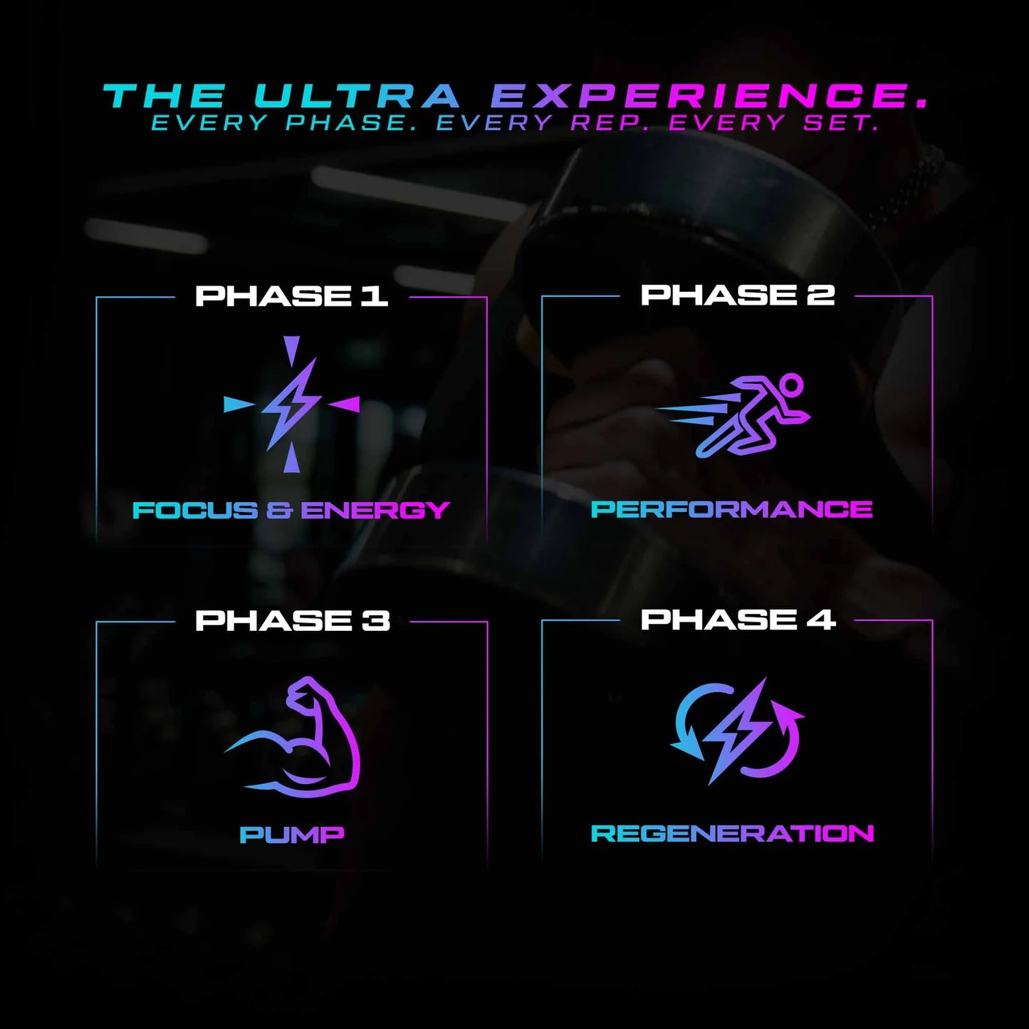 VAST V8 Ultra pre-workout performance phases focus energy pump and regeneration 364g