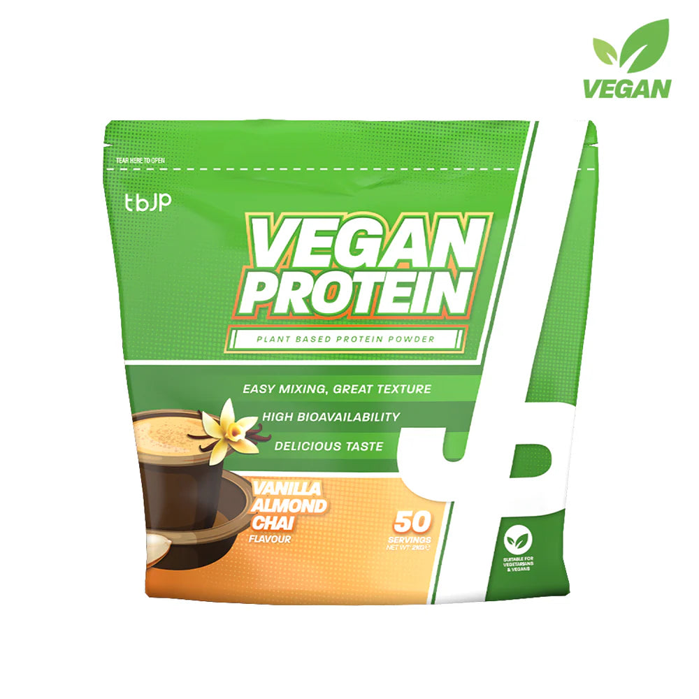 TBJP PLANT BASED VEGAN PROTEIN Vanilla Almond Chai supplement Cyprus NutriHacks
