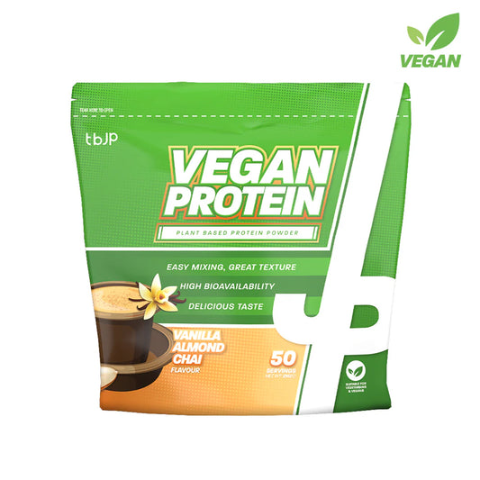 TBJP PLANT BASED VEGAN PROTEIN Vanilla Almond Chai supplement Cyprus NutriHacks