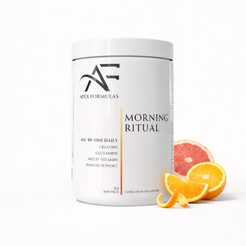 Apex Formulas Morning Ritual Citrus Punch daily wellness supplement with creatine, glutamine and multivitamins