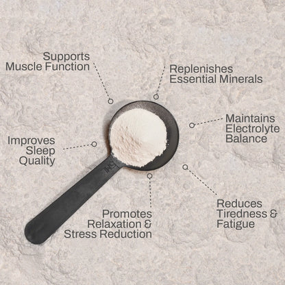 ATP Science MAGx4 magnesium powder supports muscle function sleep quality stress reduction recovery electrolyte balance
