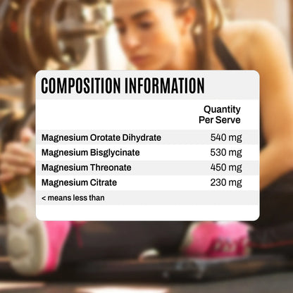 ATP Science MAGx4 magnesium composition ingredients magnesium orotate bisglycinate threonate citrate per serving