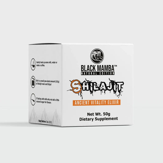 Black Mamba Natural Edition Shilajit 50g dietary supplement box