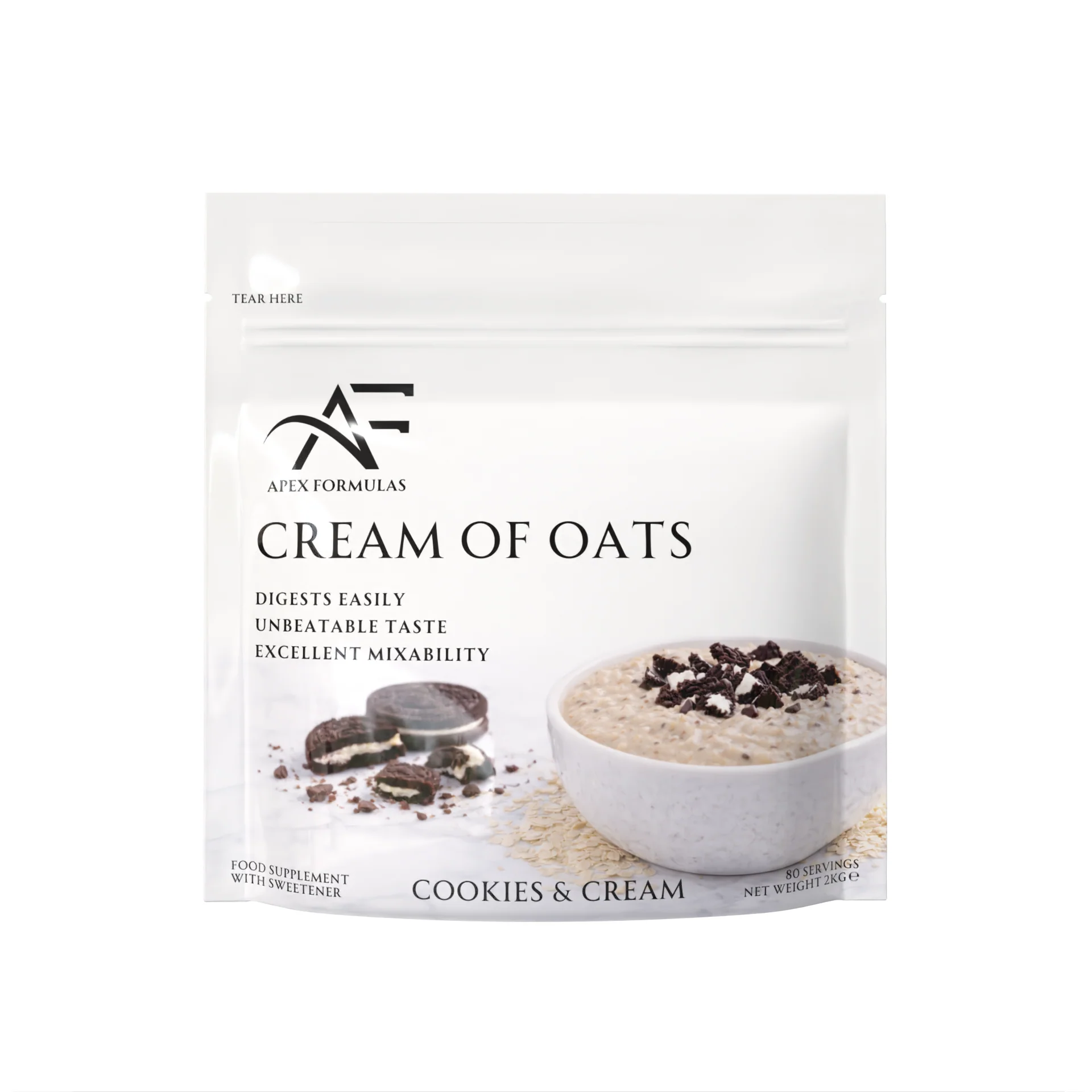 Cream of Rice fast digesting carbs Cookie & Cream Cyprus Nutrihacks