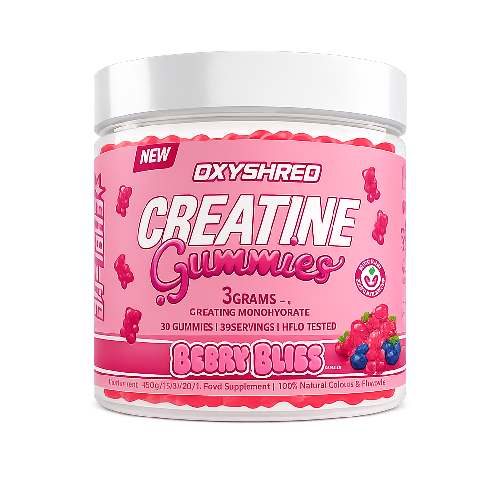 EHP Labs OxyShred Creatine Gummies Berry Bliss 90 gummies