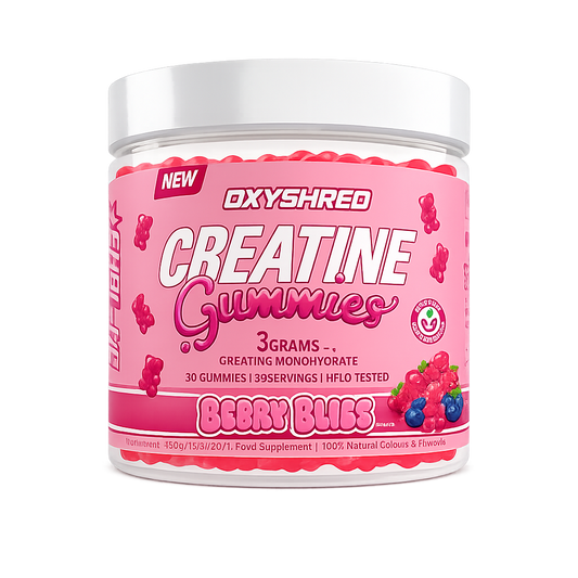 EHP Labs OxyShred Creatine Gummies Berry Bliss 90 gummies