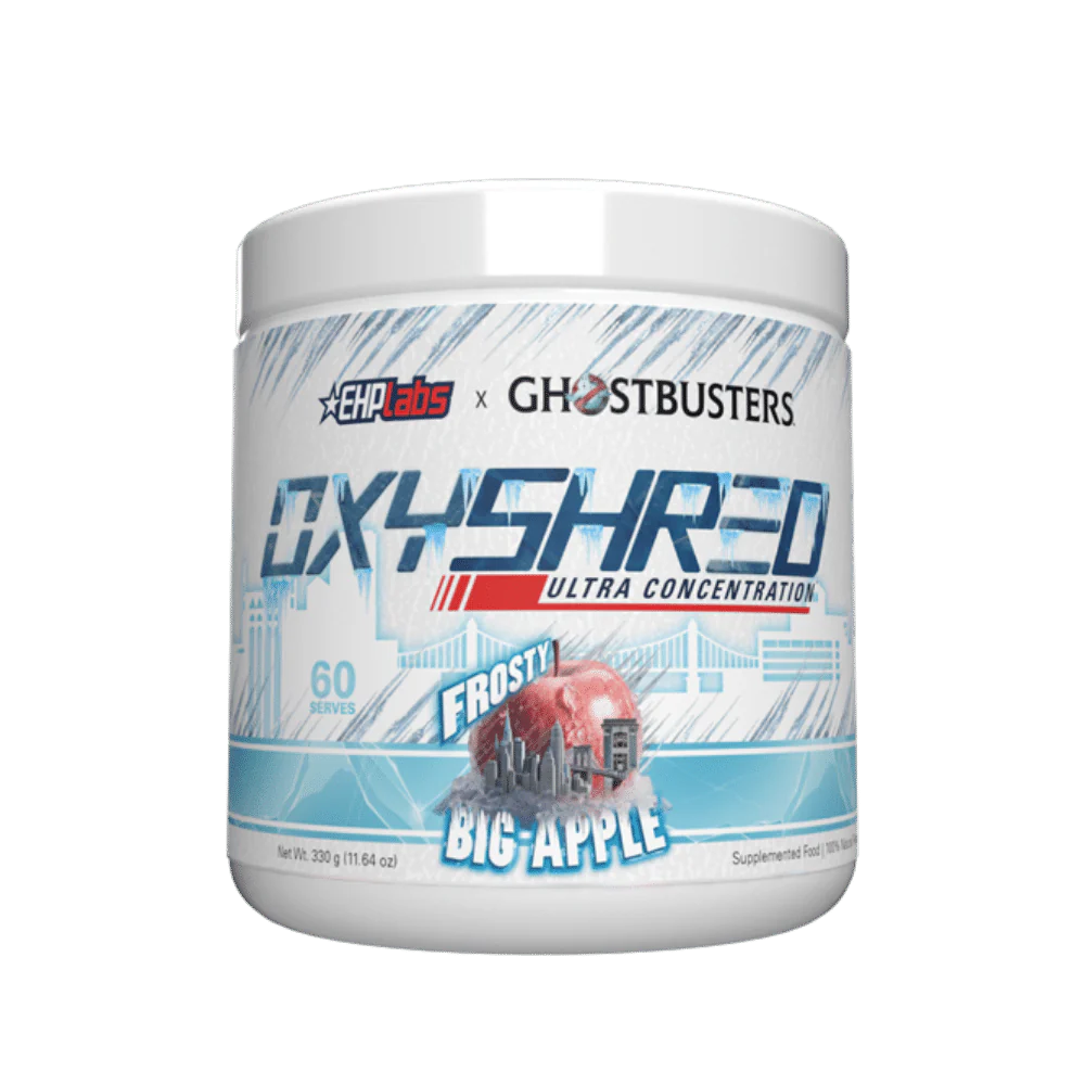 EHP Labs OxyShred Ultra Concentration Frosty Big Apple supplement container