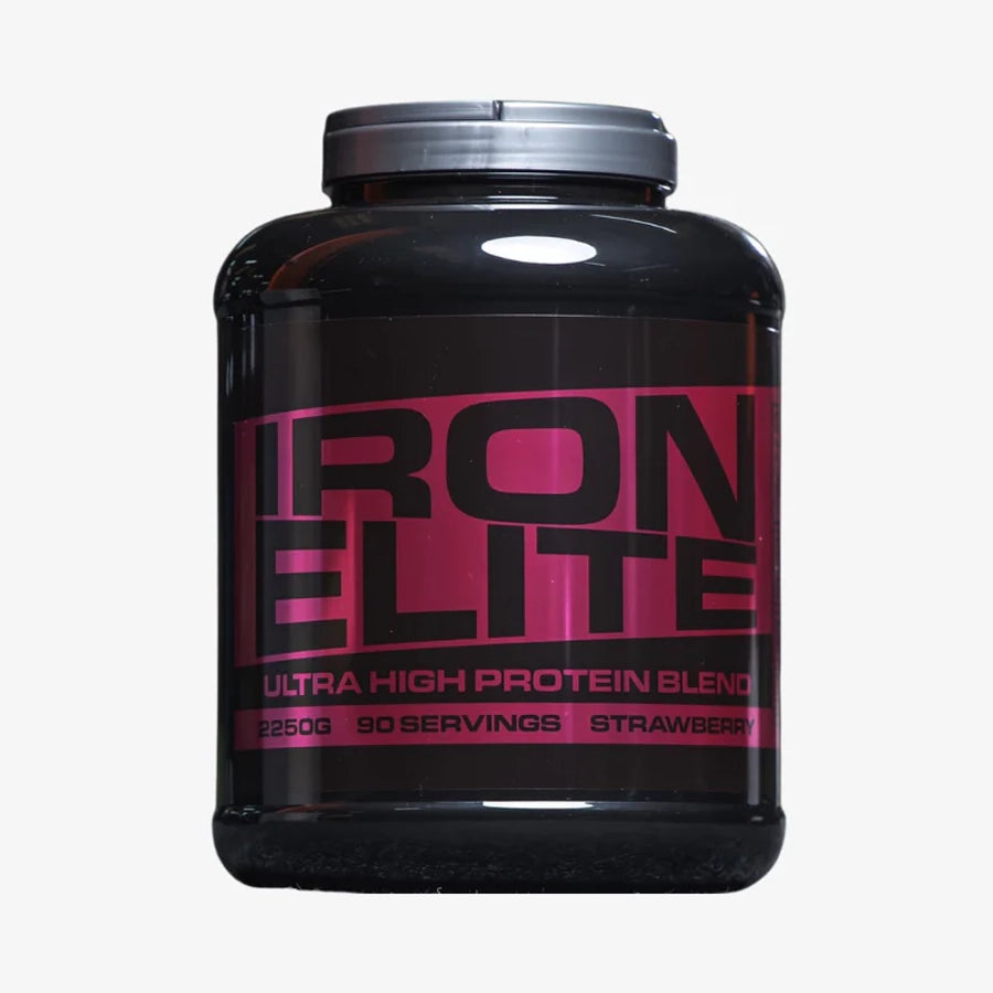 Iron Elite Ultra High Whey Protein Blend 2.25kg Strawberry