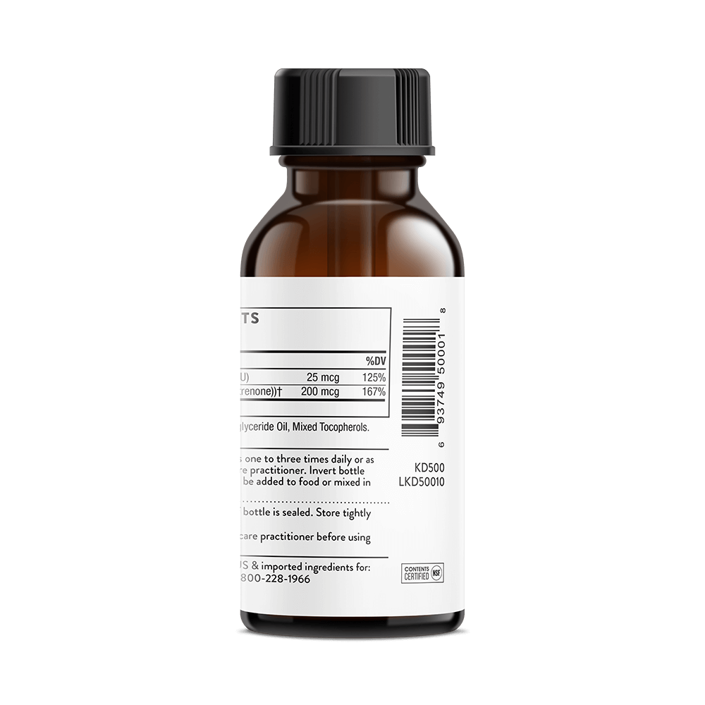 Thorne Vitamin D + K2 Liquid