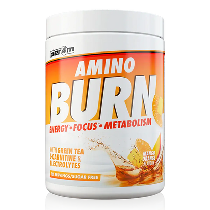 PER4M Amino Burn Mango Orange amino acid supplement