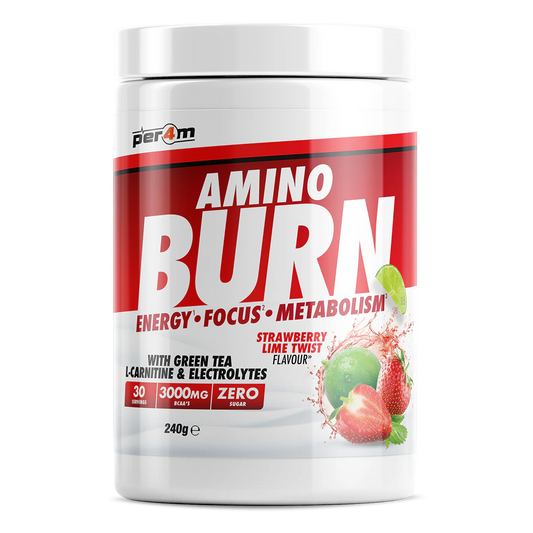 PER4M Amino Burn Strawberry Lime Twist amino acid supplement
