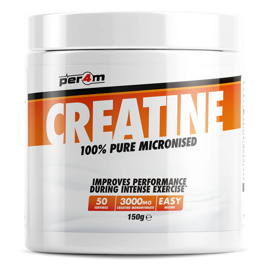 Per4m micronised creatine monohydrate powder 150g container