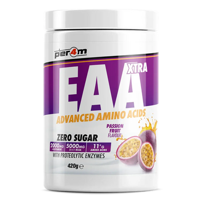 PER4M EAA XTRA Passion Fruit essential amino acids powder