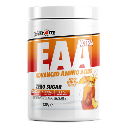 PER4M EAA XTRA Peach Iced Tea essential amino acids powder