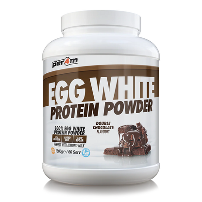 Per4m egg white protein powder double chocolate flavour 1800g container