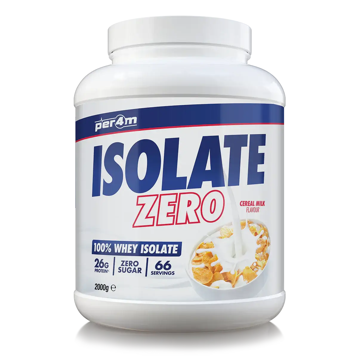 PER4M Isolate Zero Cereal Milk protein powder