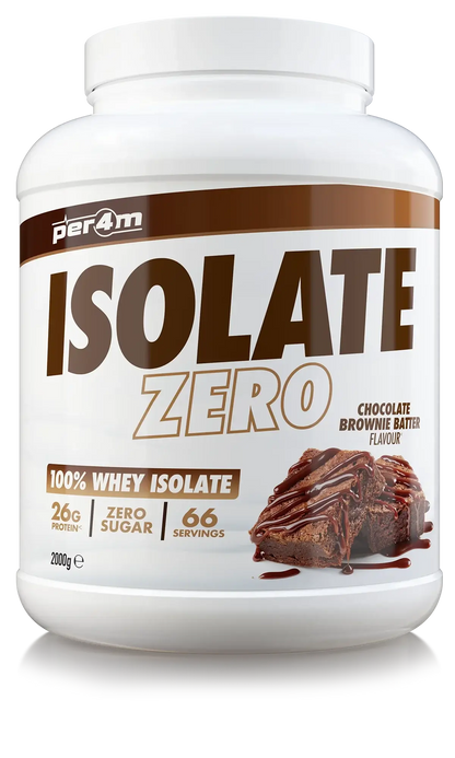 PER4M Isolate Zero Chocolate Brownie protein powder