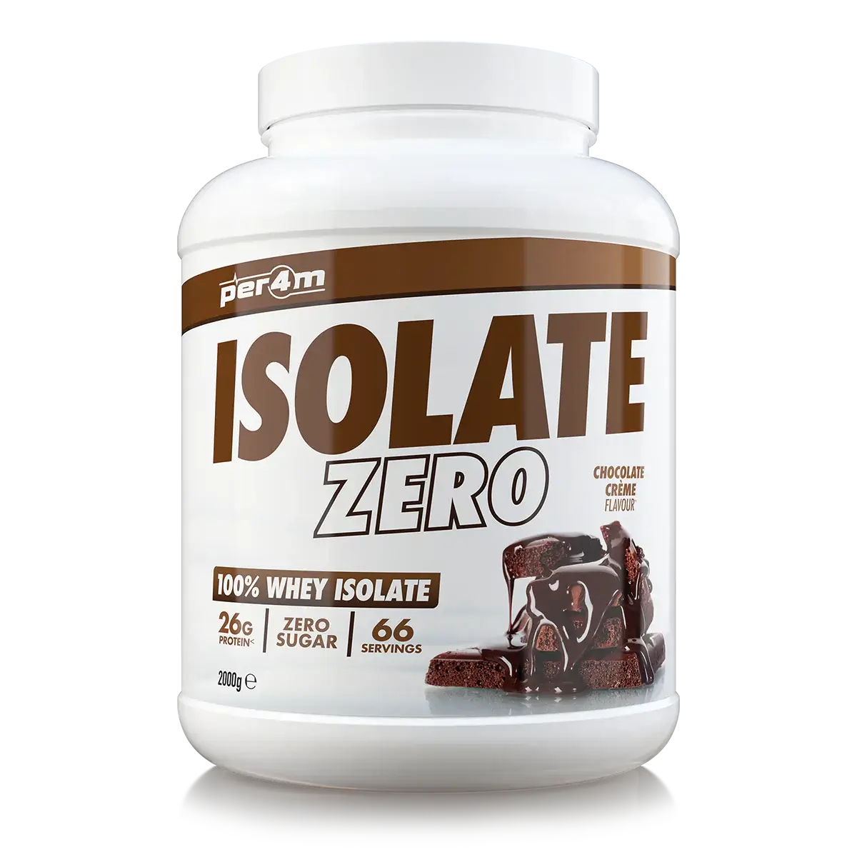 PER4M Isolate Zero Chocolate Creme protein powder