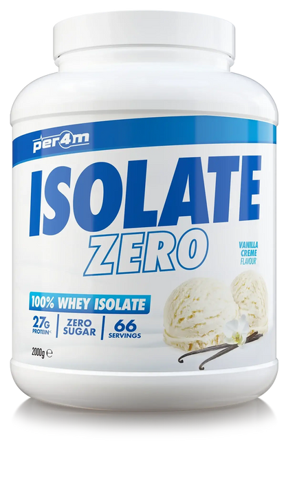 PER4M Isolate Zero Vanilla Creme protein powder