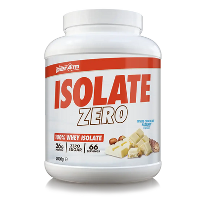 PER4M Isolate Zero White Chocolate Hazelnut protein powder