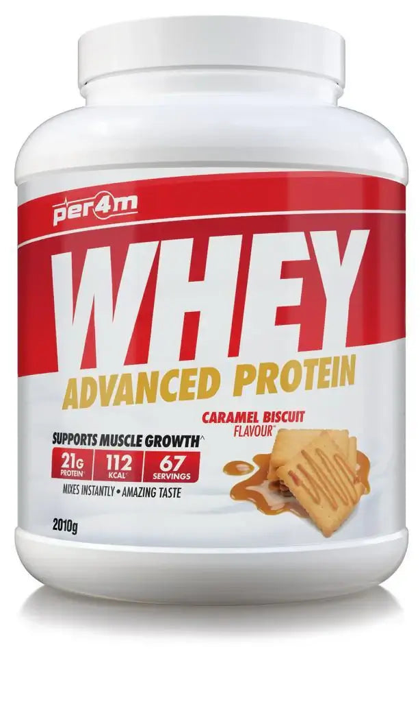 Per4m Whey Advanced Protein Caramel Biscuit flavour 
