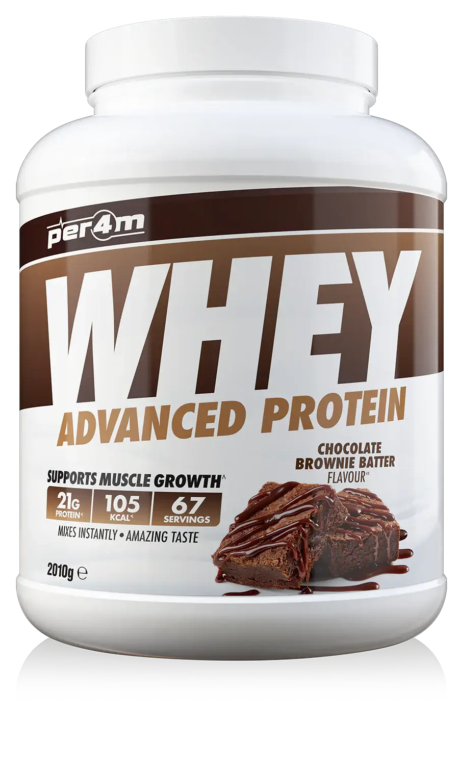 Per4m Whey Advanced Protein Chocolate Brownie flavour 
