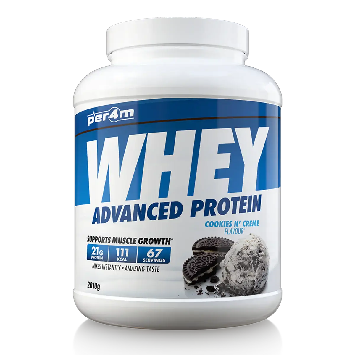 Per4m Whey Advanced Protein Cookies N Cream flavour